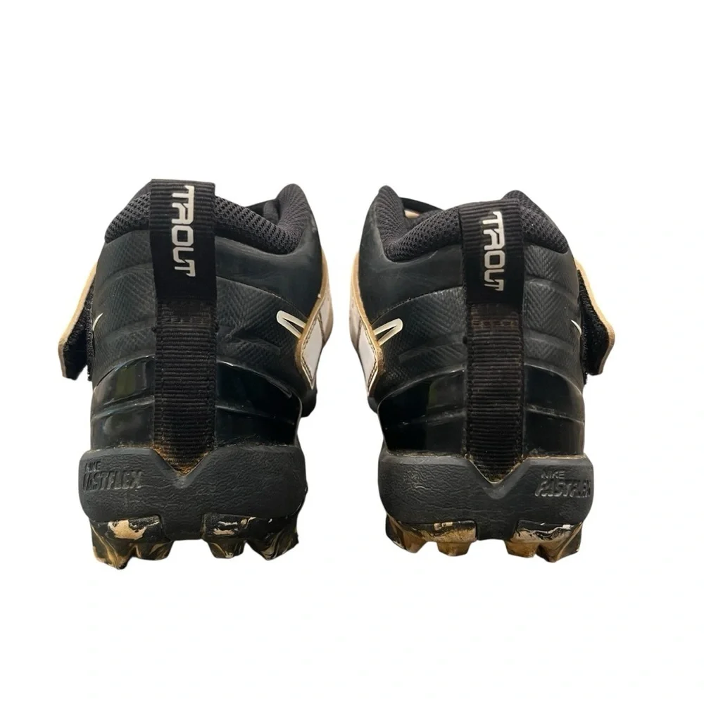 Nike Force Trout 7 Keystone Cleats Youth 3.5Y Black White Baseball CQ7642-005 - Picture 4 of 8